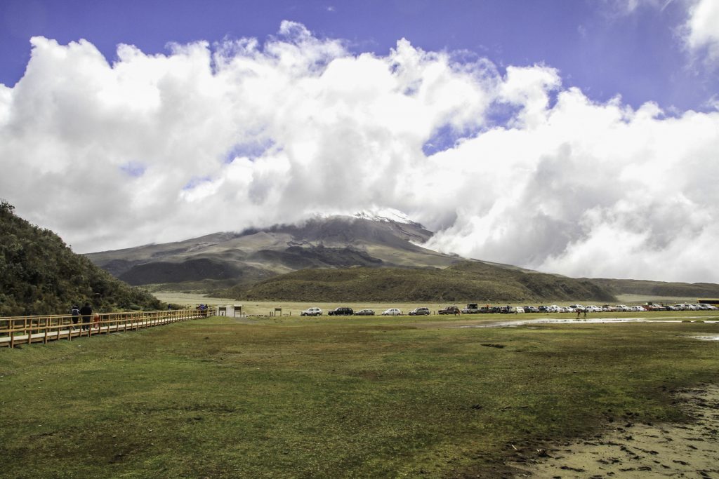 Der aktive Vulkan Cotopaxi in Ecuador