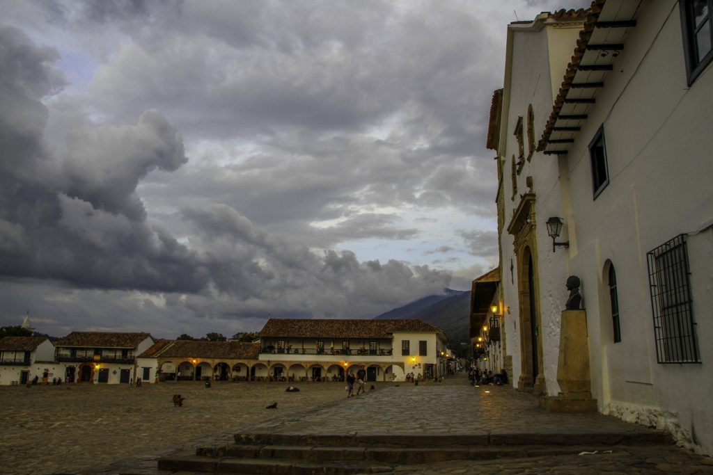 Fotos von Kolumbien: der berühmte Marktplatz von Villa de Leyva in Kolumbien