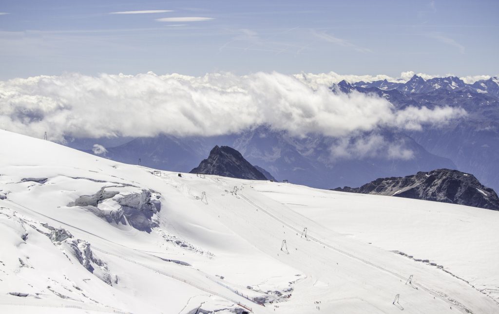 Skifahren Theodulgletscher Matterhorn
