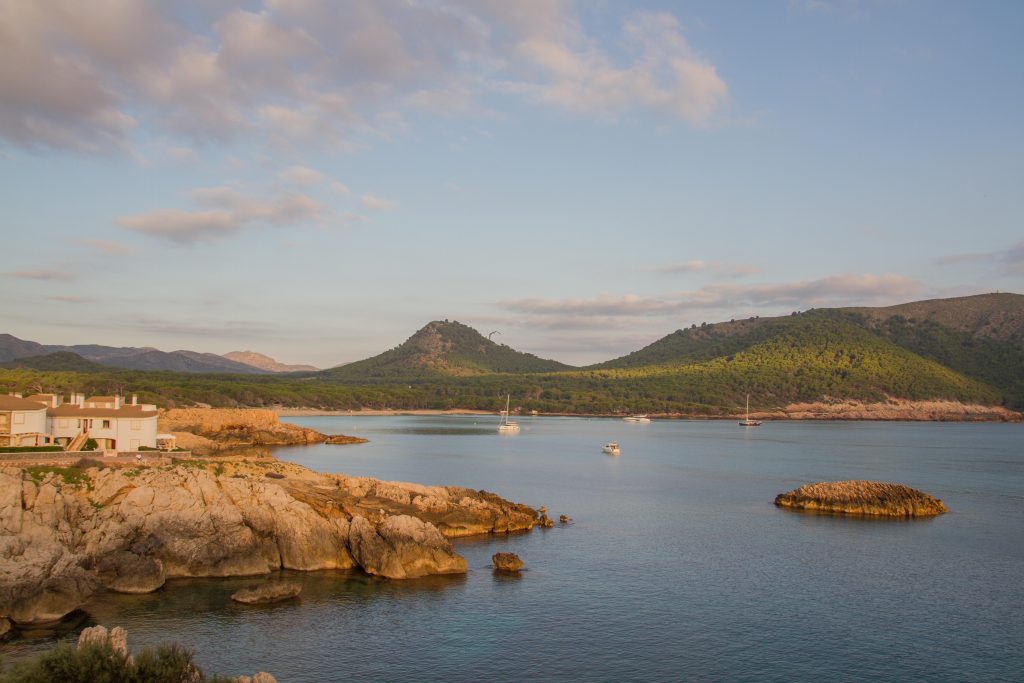 Landschaft von Mallorca bei Cala Agulla (Cala Rajada)